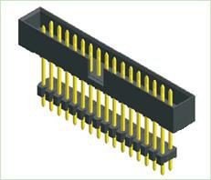 2.00mm Capçalera de caixa recta Afegeix connector de carcassa