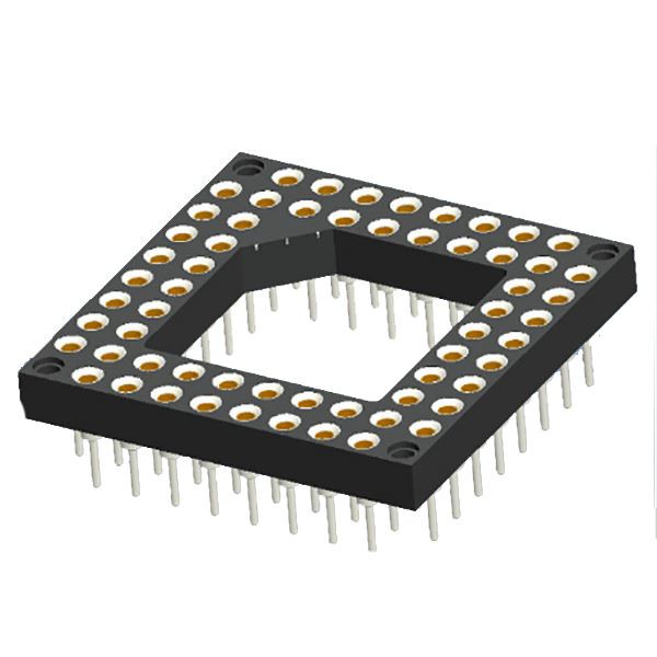 Socket de matriu de graella de pins PGA mecanitzat 2,54x2,54 mm