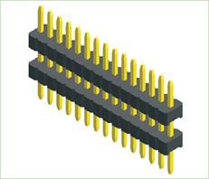 1.27mm to doble plàstic recte tipus simple fila